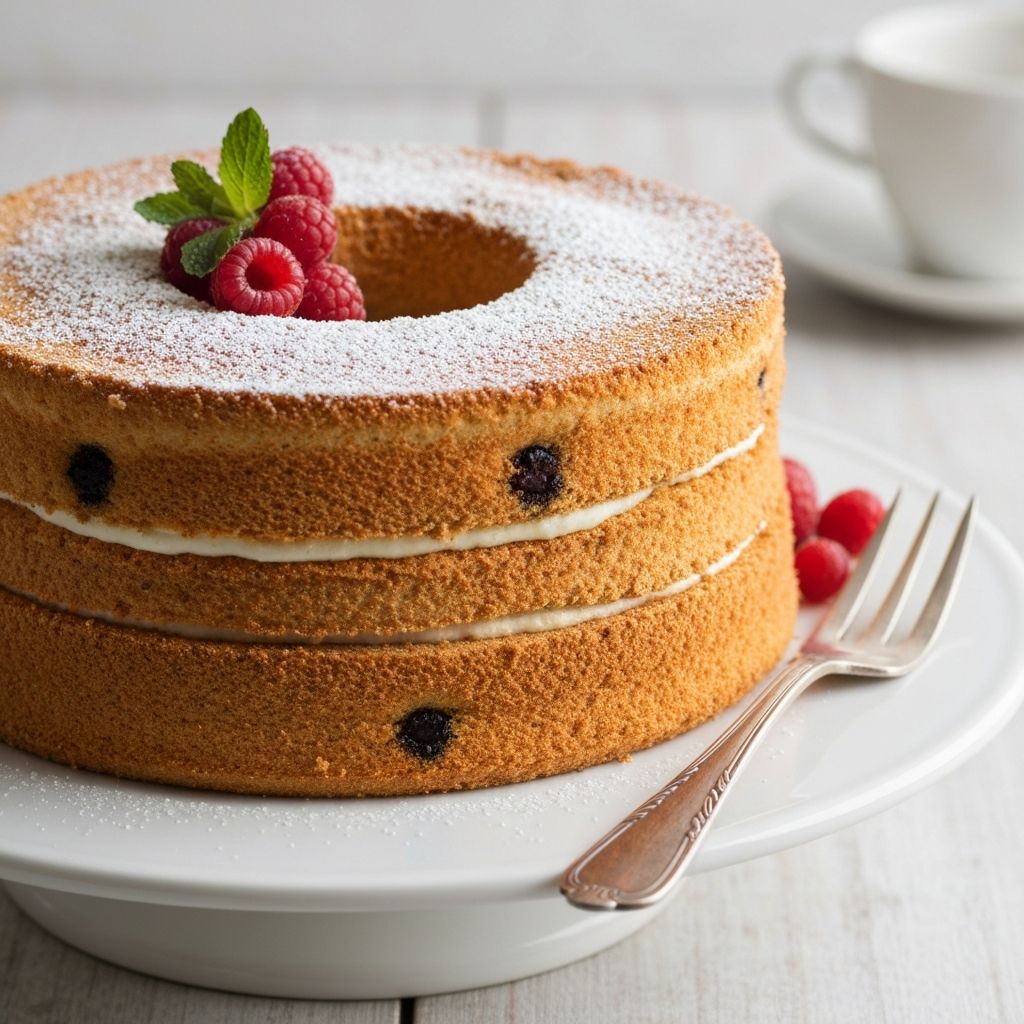 얼그레이 시폰 케이크